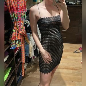 Sexy lace mini dress